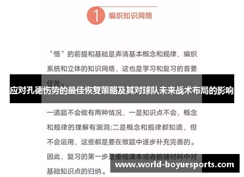 应对孔德伤势的最佳恢复策略及其对球队未来战术布局的影响 应对孔德伤势的最佳恢复策略及其对球队未来战术布局的影响